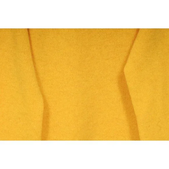 Celine Womens Crewneck Pullover Sweater Size Small Yellow 100% Wool Knit - Picture 3 of 9